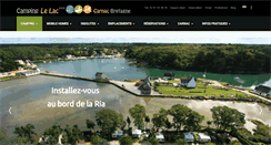 Desktop Screenshot of lelac-carnac.com